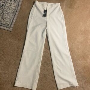 Lulus high waisted white pants